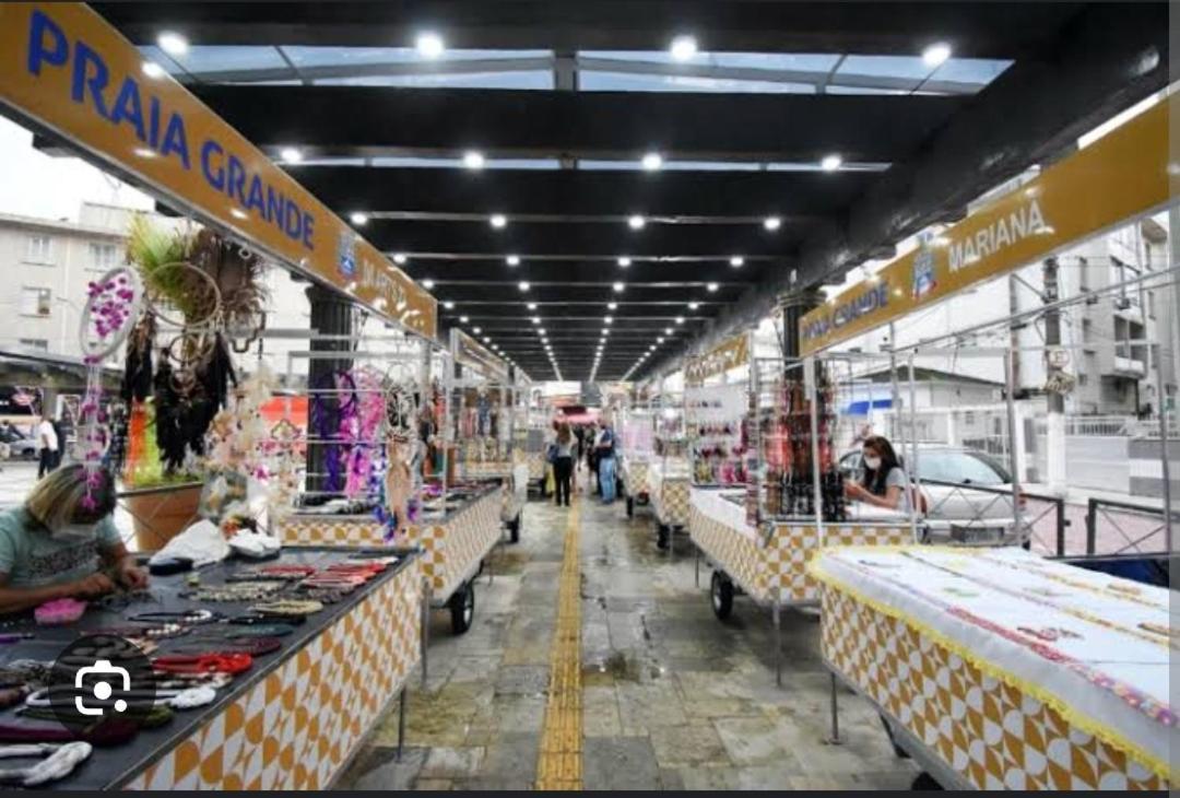 Ape Privilegiado No Centro Da Ocian E A 150M Da Praia E Feirinha, Com Wi-Fi E Garagem ! Praia Grande  Kültér fotó