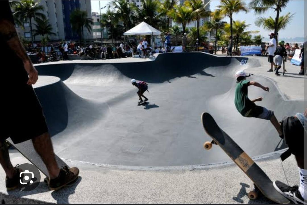 Ape Privilegiado No Centro Da Ocian E A 150M Da Praia E Feirinha, Com Wi-Fi E Garagem ! Praia Grande  Kültér fotó
