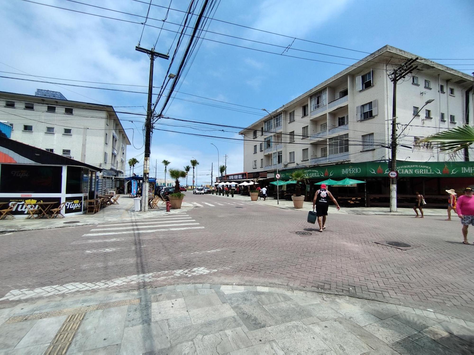 Ape Privilegiado No Centro Da Ocian E A 150M Da Praia E Feirinha, Com Wi-Fi E Garagem ! Praia Grande  Kültér fotó